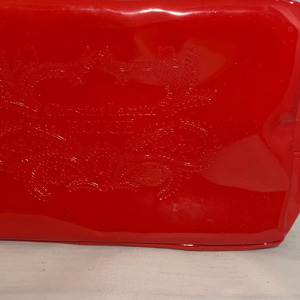Christian Lacroix cosmetic bag red new
